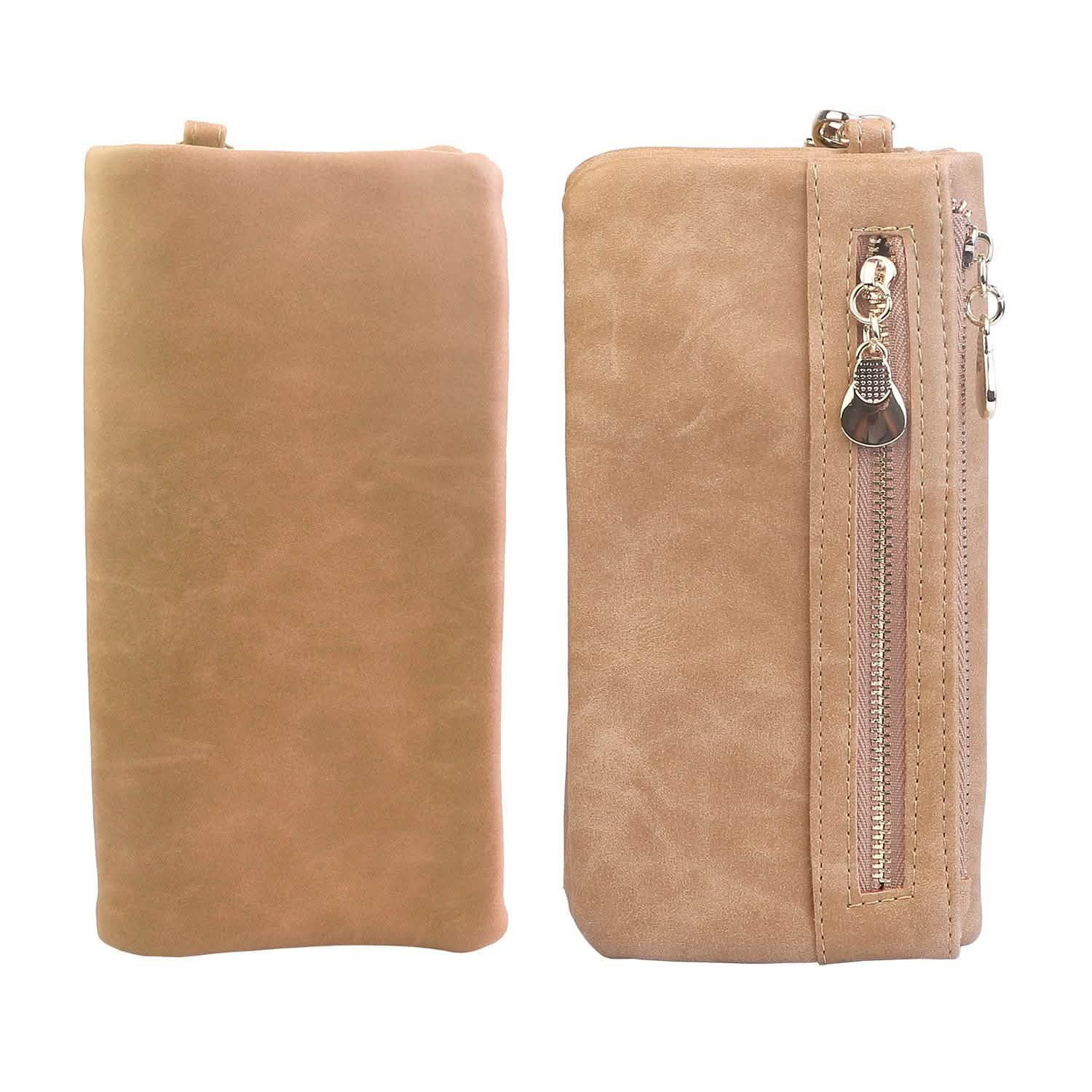 Luxury Women's Leather Clutch Wallet Handbags & Wallets - Tophatter Daily Deals