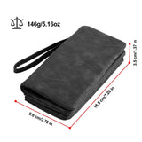 Luxury Women's Leather Clutch Wallet Handbags & Wallets - Tophatter Daily Deals