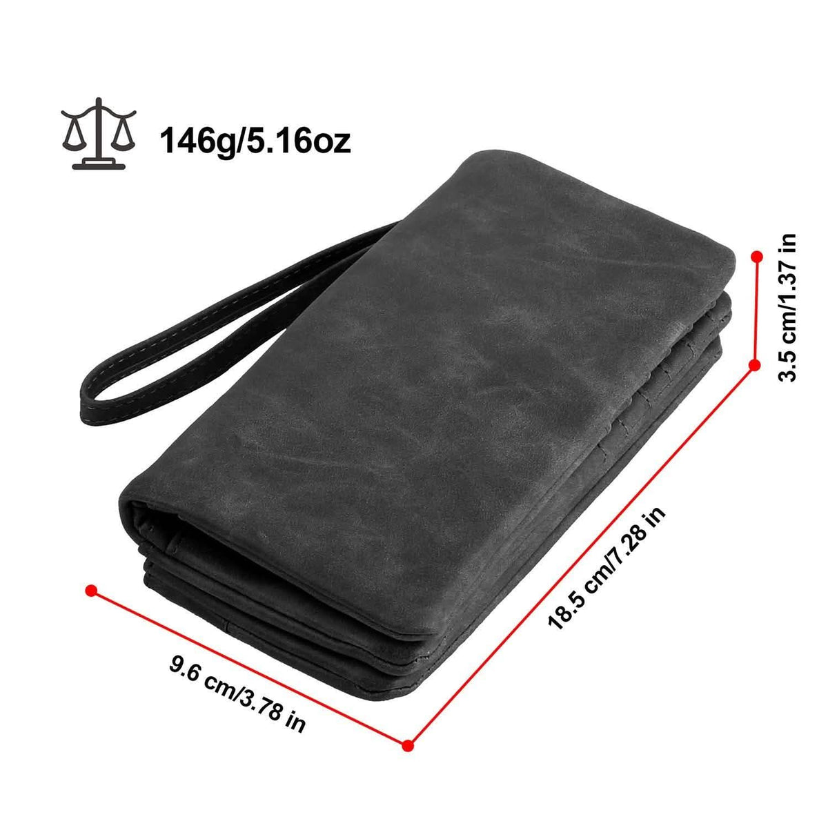 Luxury Women's Leather Clutch Wallet Handbags & Wallets - Tophatter Daily Deals