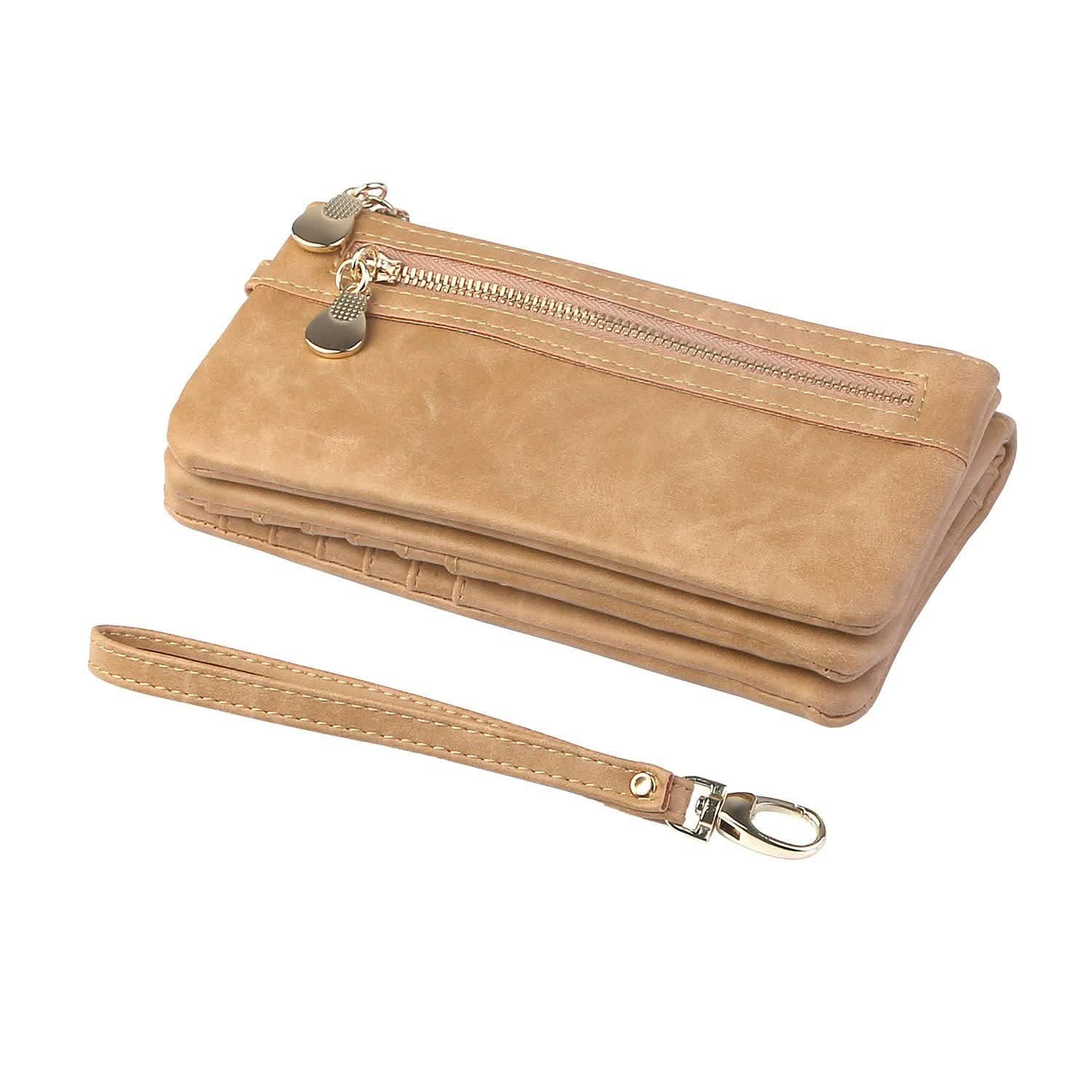 Luxury Women's Leather Clutch Wallet Handbags & Wallets - Tophatter Daily Deals