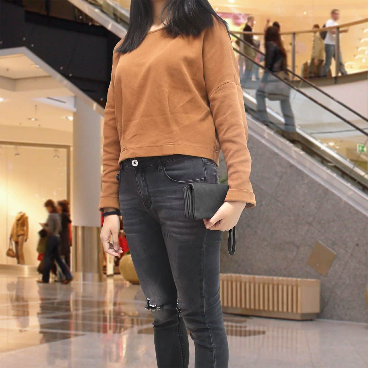 Luxury Women's Leather Clutch Wallet Handbags & Wallets - Tophatter Daily Deals