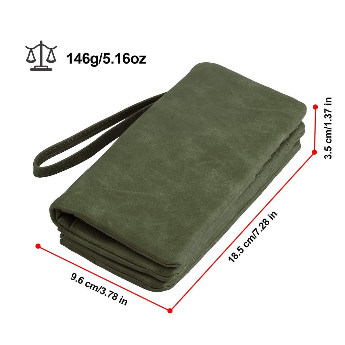 Luxury Women's Leather Clutch Wallet Handbags & Wallets - Tophatter Daily Deals