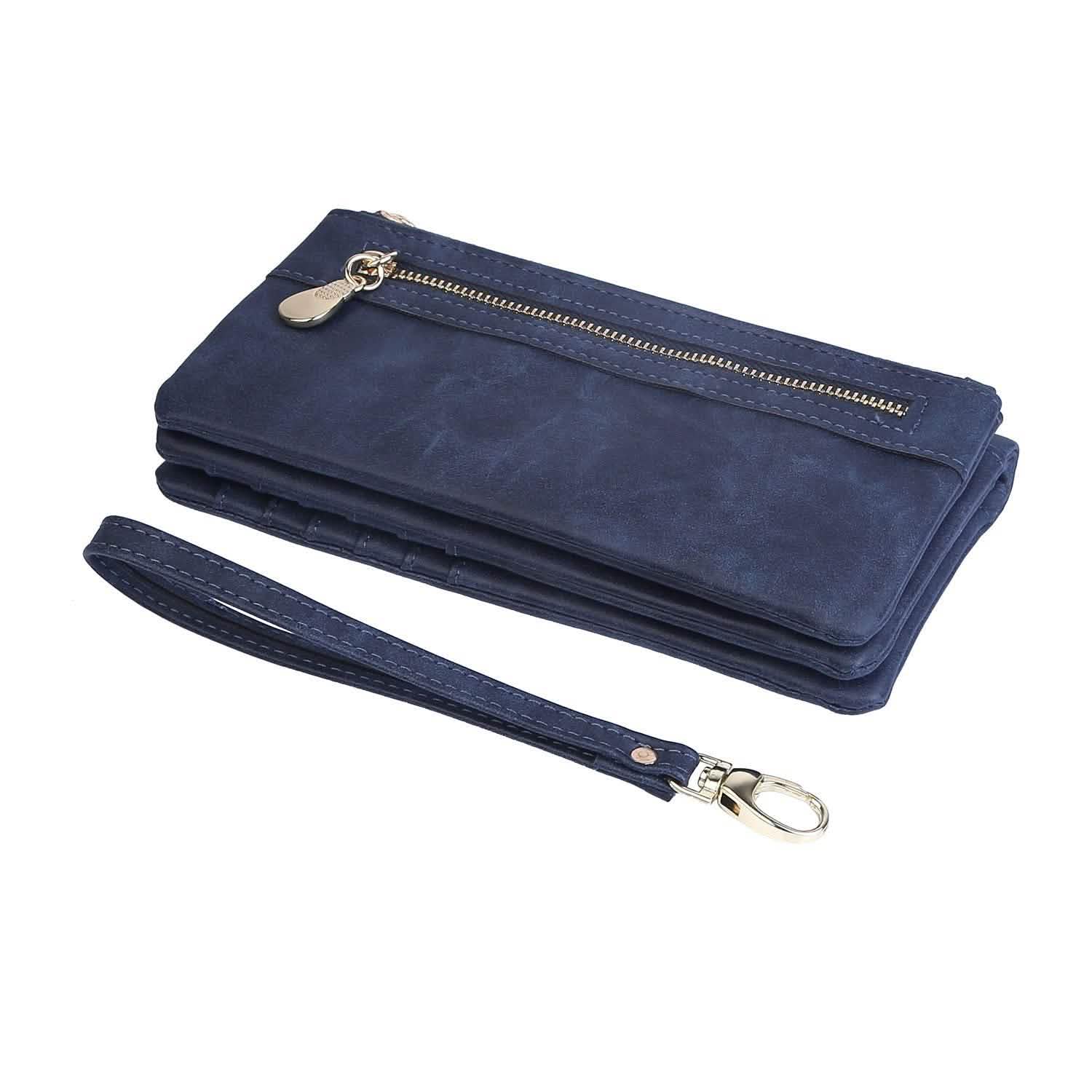 Luxury Women's Leather Clutch Wallet Handbags & Wallets - Tophatter Daily Deals