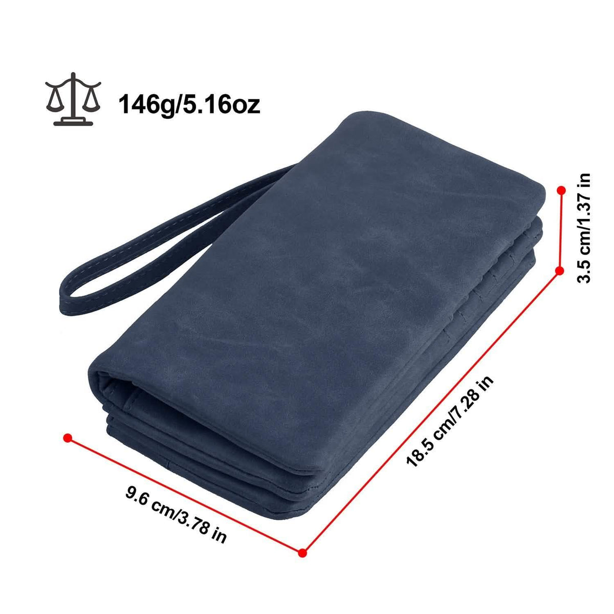 Luxury Women's Leather Clutch Wallet Handbags & Wallets - Tophatter Daily Deals
