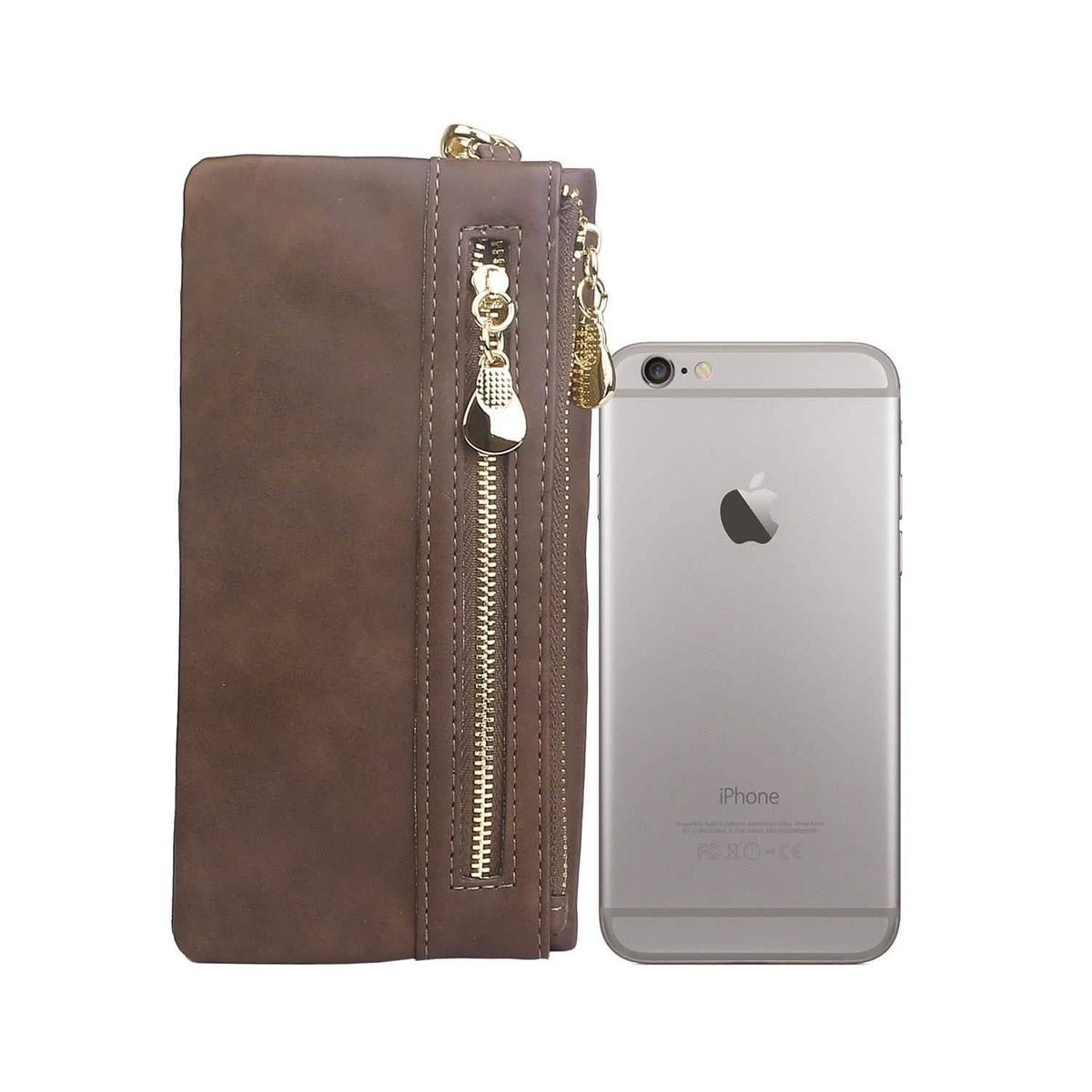 Luxury Women's Leather Clutch Wallet Handbags & Wallets - Tophatter Daily Deals