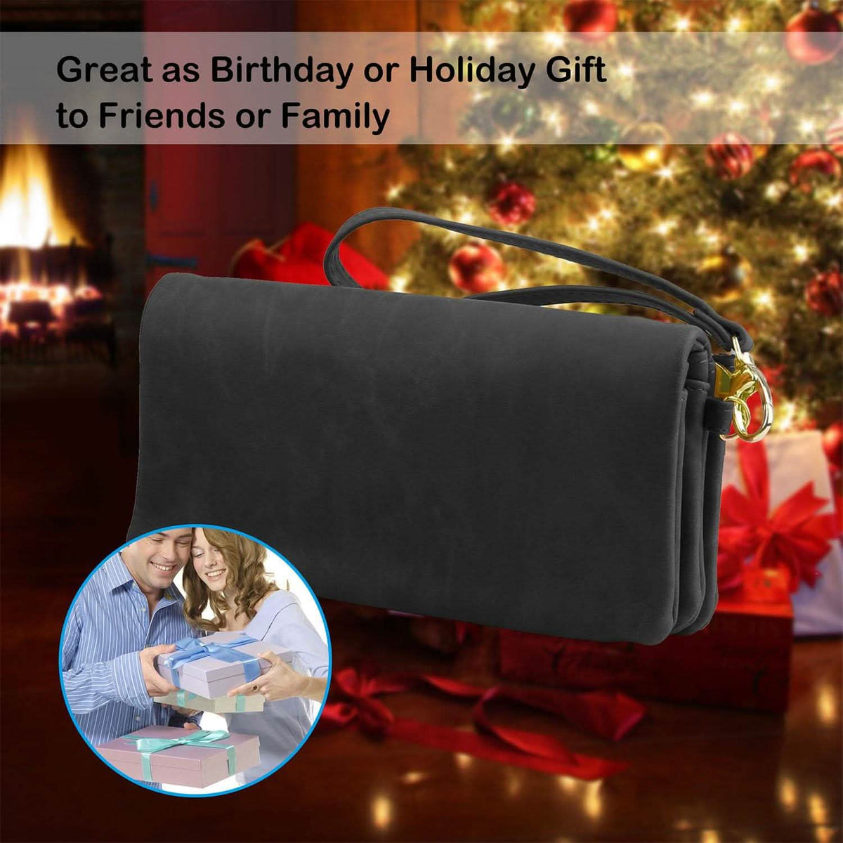 Luxury Women's Leather Clutch Wallet Handbags & Wallets - Tophatter Daily Deals