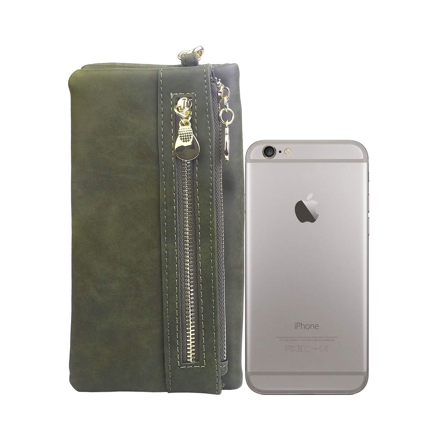 Luxury Women's Leather Clutch Wallet Handbags & Wallets - Tophatter Daily Deals