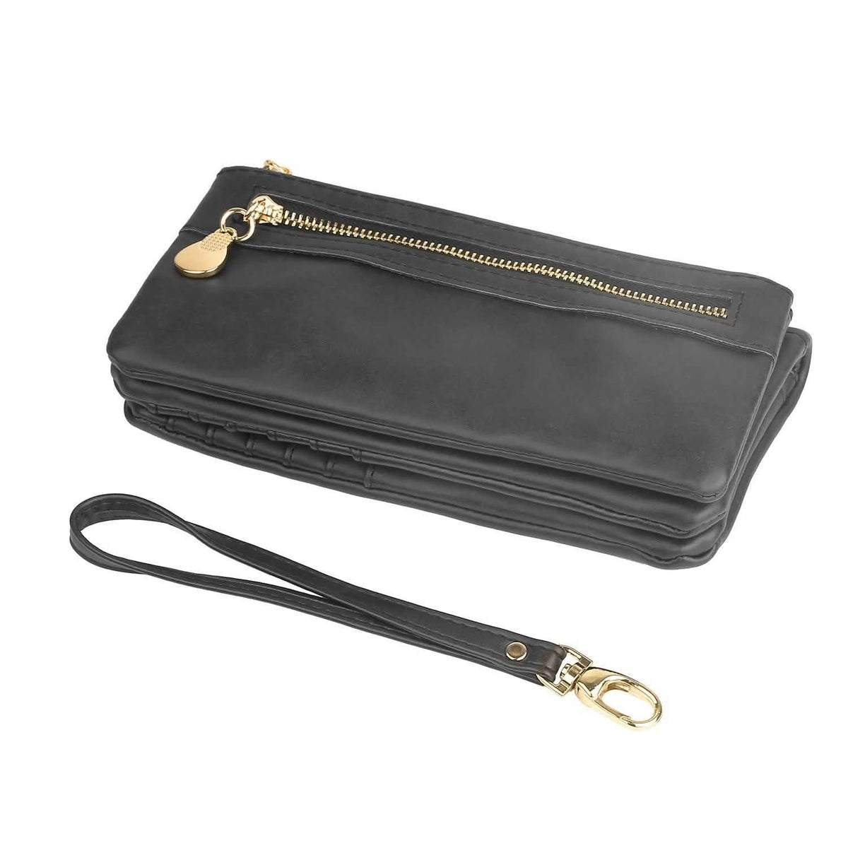 Luxury Women's Leather Clutch Wallet Handbags & Wallets - Tophatter Daily Deals