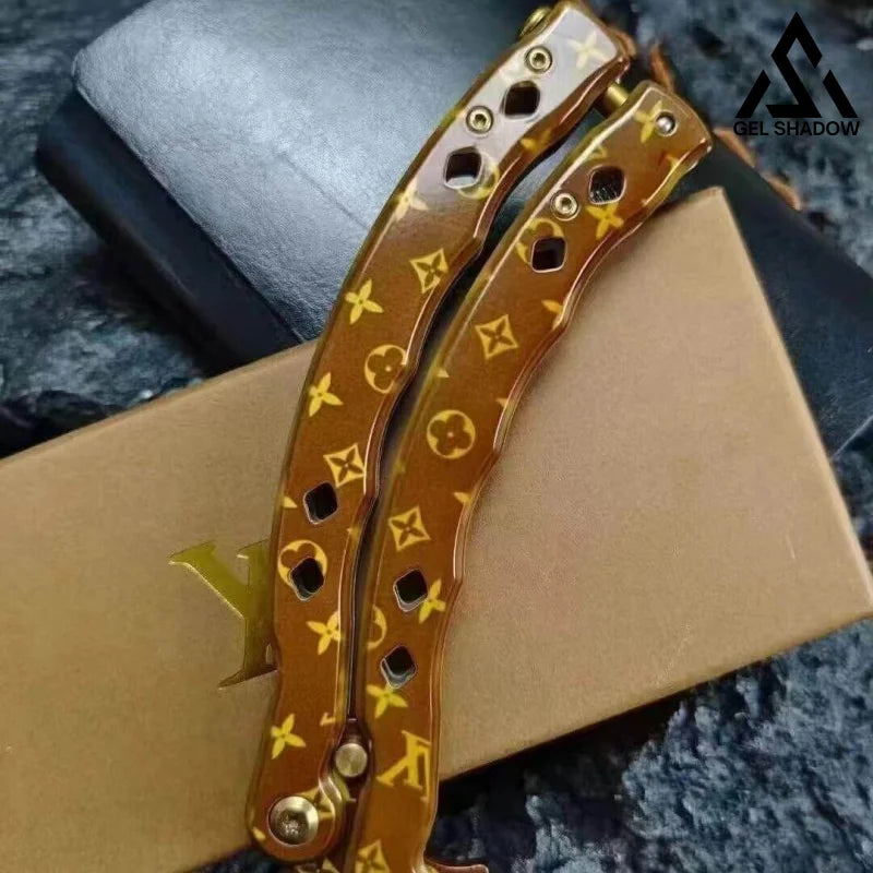LV limited Scorpion Balisong Sharpen Butterfly Knife-GS03 Butterfly Knife - Tophatter Daily Deals