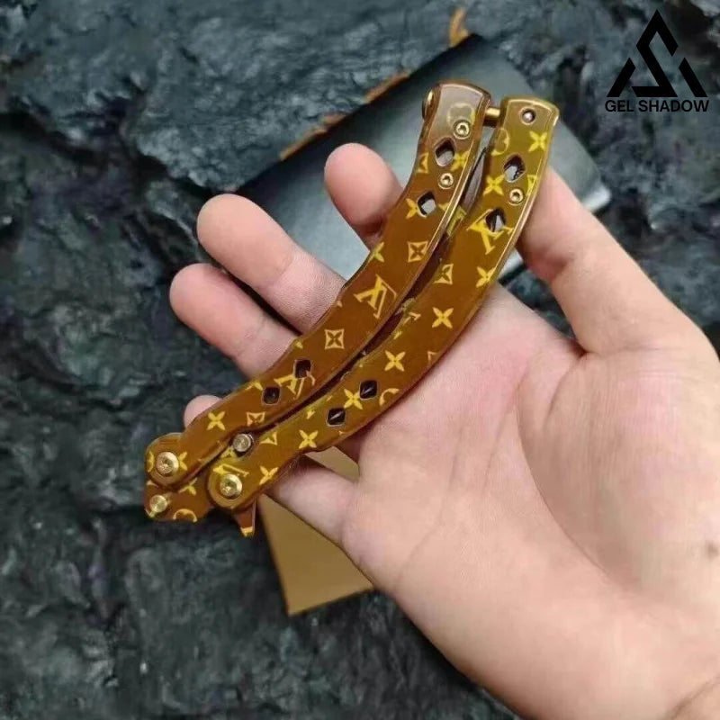 LV limited Scorpion Balisong Sharpen Butterfly Knife-GS03 Butterfly Knife - Tophatter Daily Deals