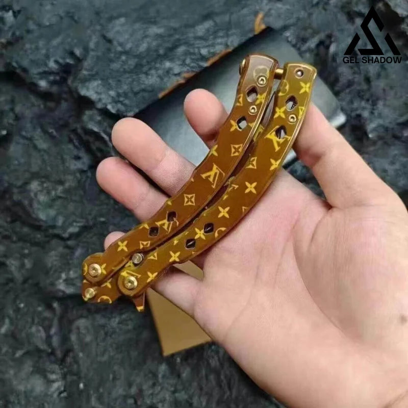 LV limited Scorpion Balisong Sharpen Butterfly Knife-GS03 Butterfly Knife - Tophatter Daily Deals