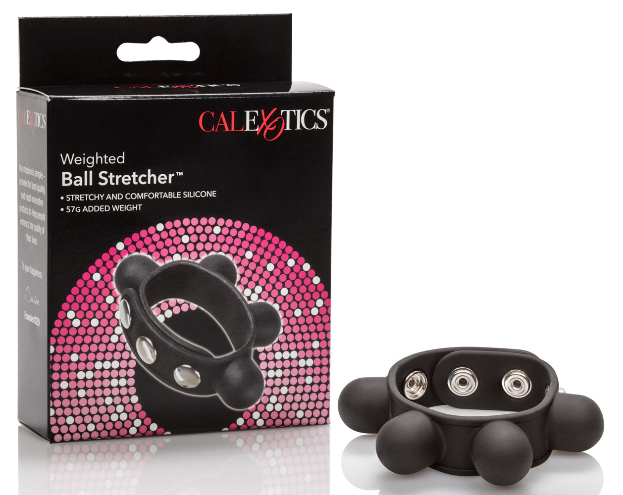Weighted Ball Stretcher Cock Ring – Silicone Adjustable Ball Stretcher > Sex Toys For Men > Ball Stretchers - Tophatter Daily Deals