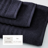 Luxury Combed Cotton Bath Towel Set - Karina Collection Bath - Tophatter Daily Deals