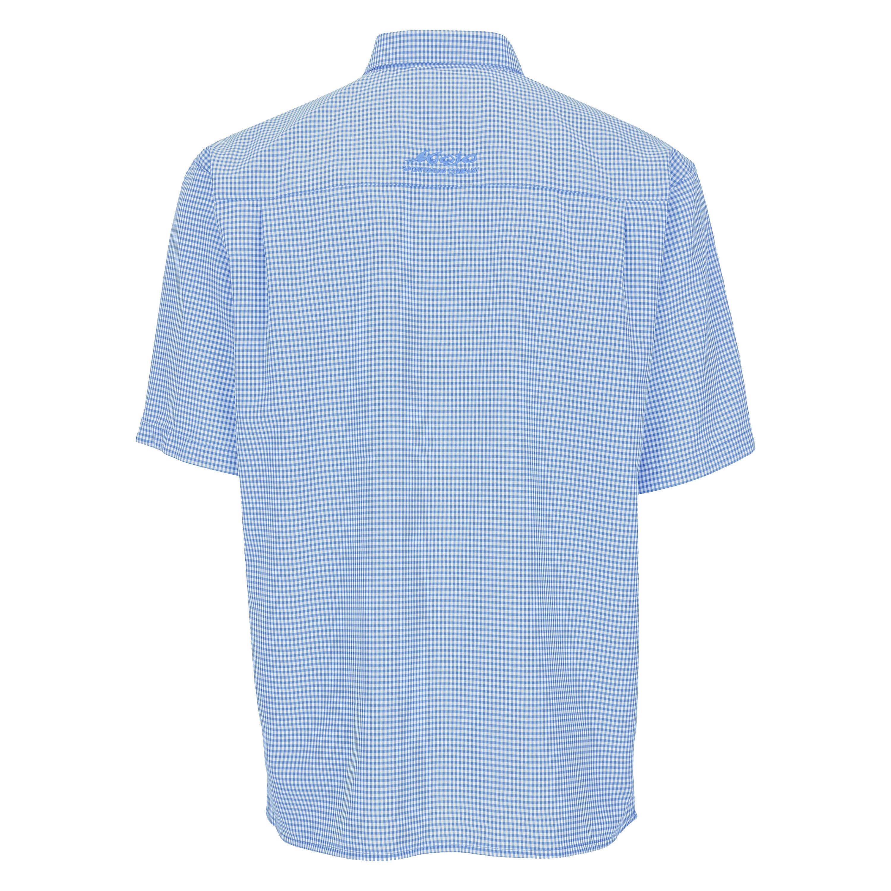 Mojo Sportswear Company Mr. Big Sport Check Short Sleeve Men's Fishing Shirt Polos - Tophatter Daily Deals