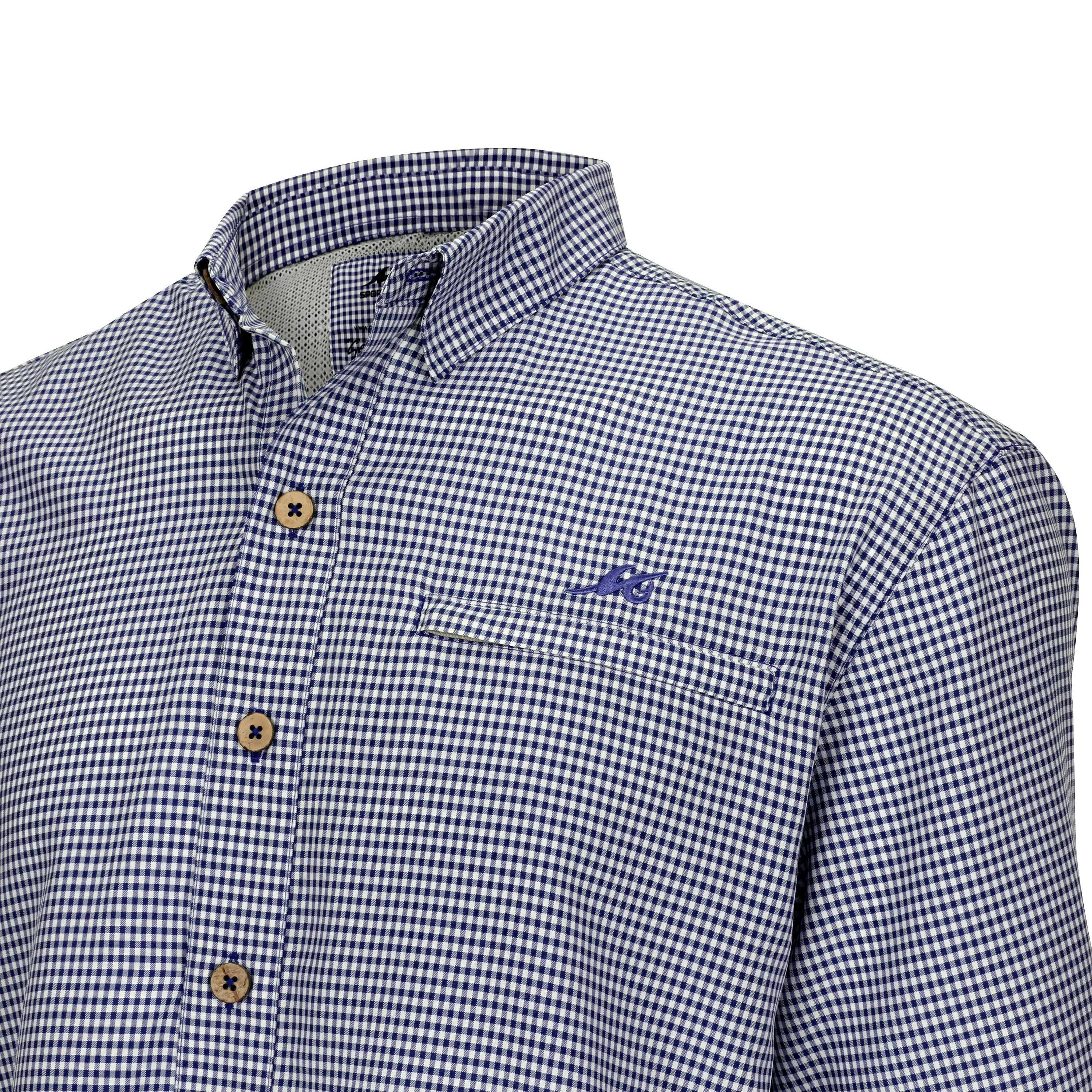 Mojo Sportswear Company Mr. Big Sport Check Short Sleeve Men's Fishing Shirt Polos - Tophatter Daily Deals