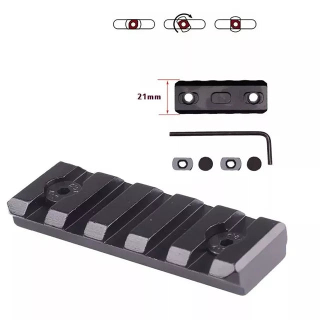 M-LOK TO PICATINNY ADAPTER, 5 SLOT - Tophatter's Army Deals OPTICS & SCOPES - Tophatter Daily Deals