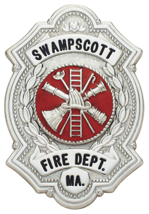 M100B - Custom Engraved Badge by Smith & Warren - Tophatter's Weapons'N'Deals Firefighter - Tophatter Daily Deals