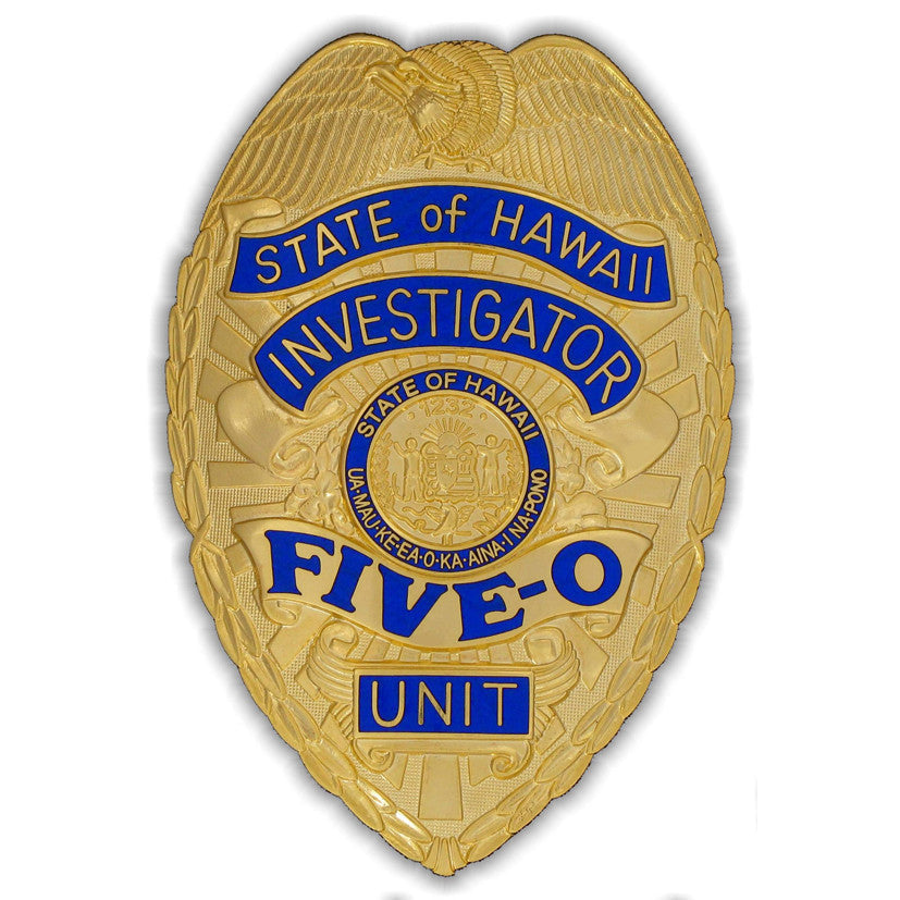 Hawaii Five-O Collector Badge - Tophatter's Weapons'N'Deals Badges - Tophatter Daily Deals