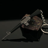 21 in 1 World Famous Assault Rifle Gun Keychain Metal Pendant For Military Hobby M16A1 - Tophatter Daily Deals