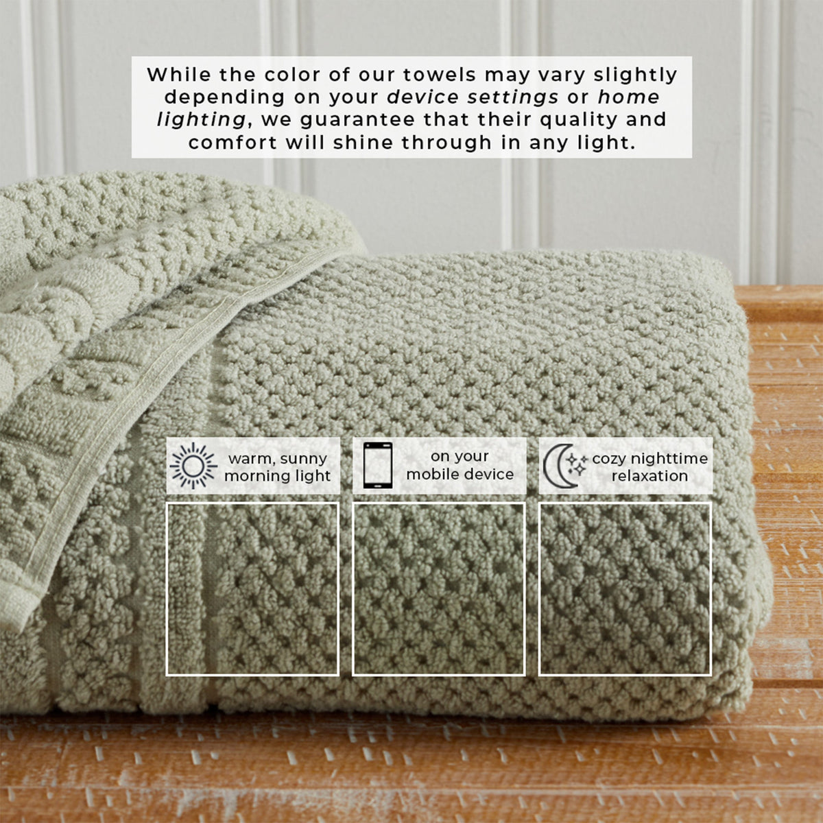 100% Cotton Checkered Jacquard Bath Towel Set - Giuliana Collection Bath - Tophatter Daily Deals