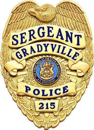 M222D - Custom Engraved Badge by Smith & Warren - Tophatter's Weapons'N'Deals maxarmory - Tophatter Daily Deals