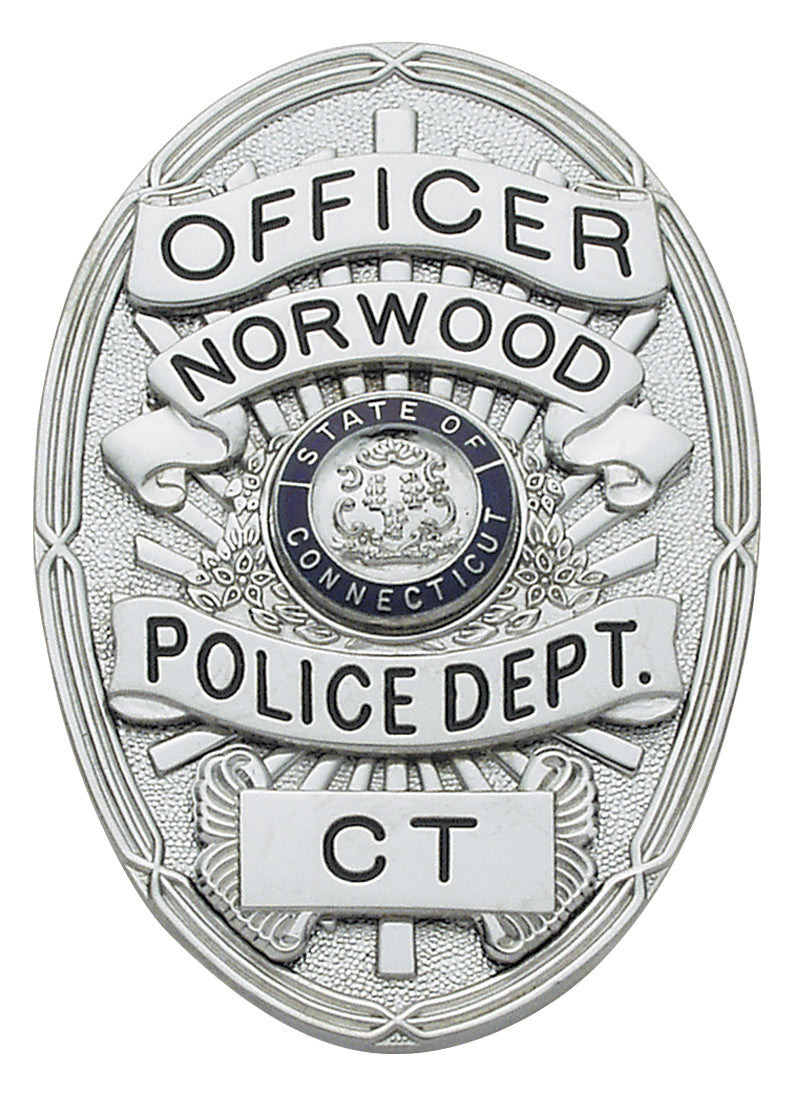 M262 - Custom Engraved Badge by Smith & Warren - Tophatter's Weapons'N'Deals Oval - Tophatter Daily Deals