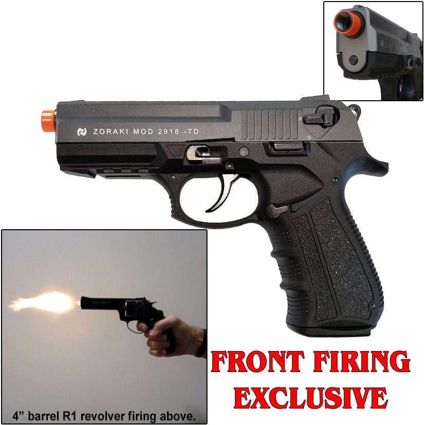 Zoraki 2918 Blank Firing Gun Fume - Front Firing 9mm Blank Gun - Tophatter's Weapons'N'Deals blankgunstore - Tophatter Daily Deals