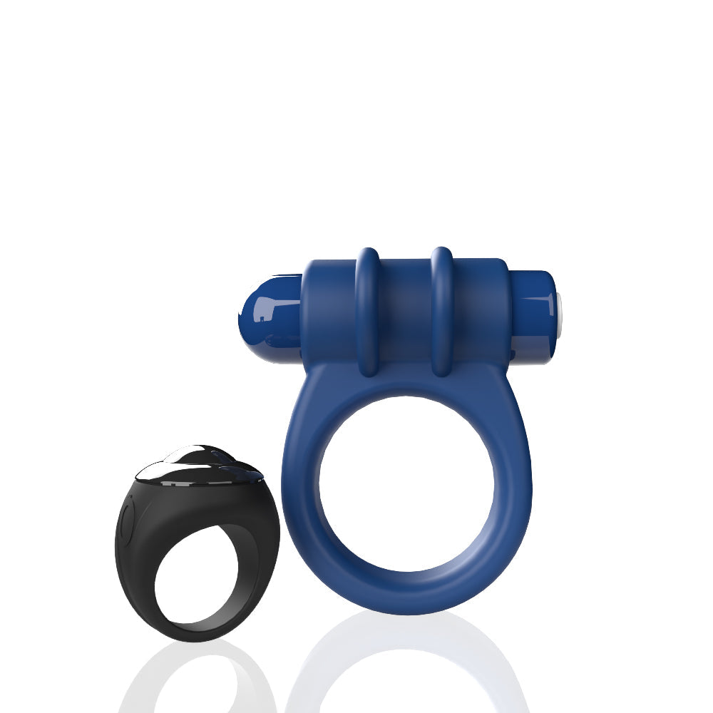 Remote Control Switch Vibe (Blue) – Rechargeable Waterproof Vibrating Cock Ring > Cock Ring > Vibrating - Tophatter Daily Deals