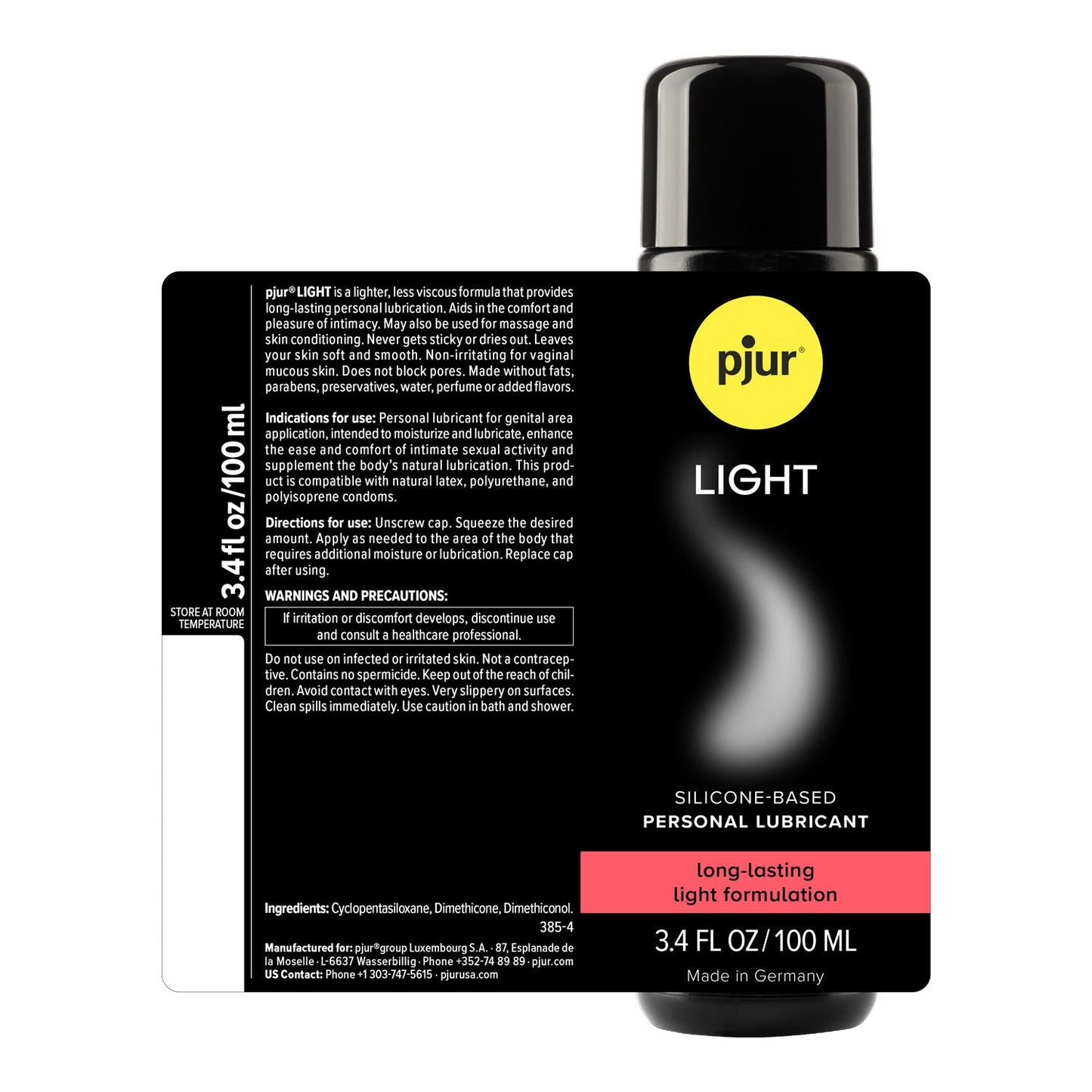 Pjur Light Bodyglide – Silicone Personal Lubricant 100ml > Lube > Silicone - Tophatter Daily Deals