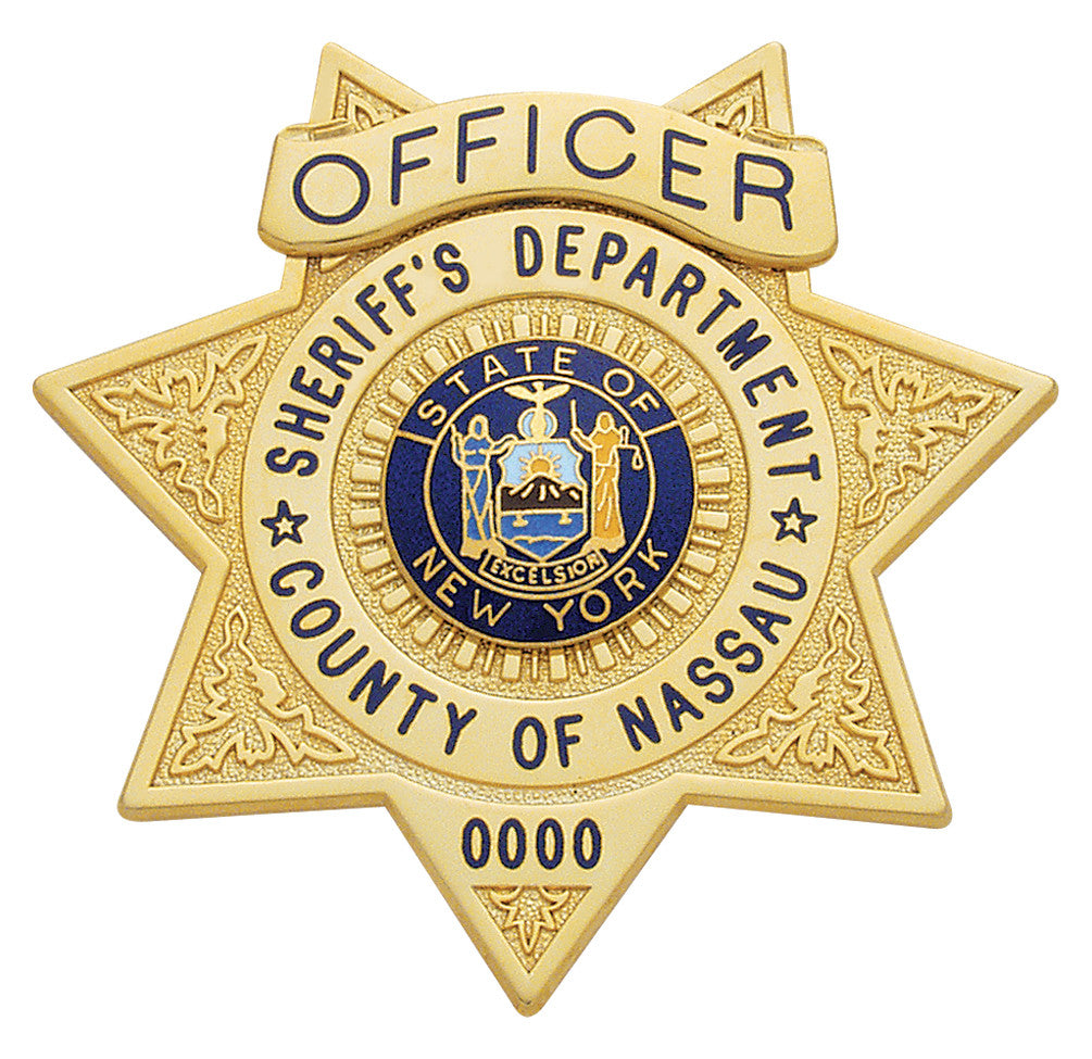 M399A - Custom Engraved Badge by Smith & Warren - Tophatter's Weapons'N'Deals 7 Point Stars - Tophatter Daily Deals