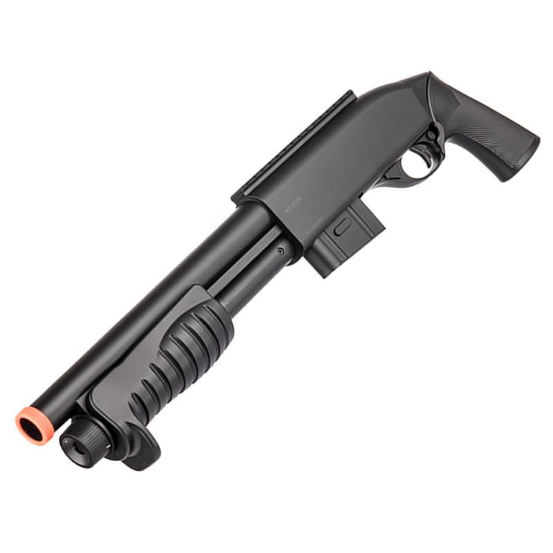 Double Eagle M401 Spring Shotgun Airsoft Gun FPS 335 - TOPHATTER'S ARMORY DEALS Collectible Weapons - Tophatter Daily Deals