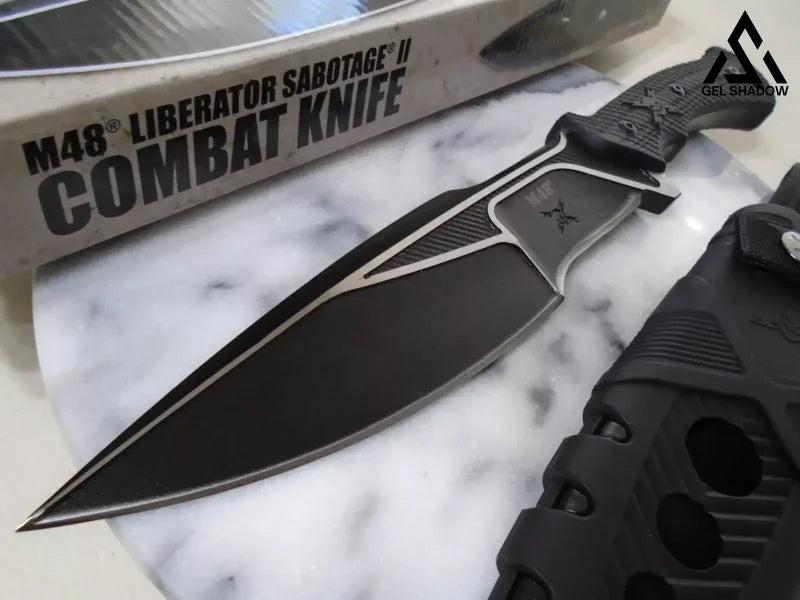 M48 Liberator Combat Fixed Blade Knife 10mm Full Tang Bowie UC3337 G10 13.80" OA-GS80 KNIVES - Tophatter Daily Deals