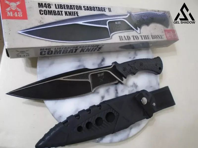 M48 Liberator Combat Fixed Blade Knife 10mm Full Tang Bowie UC3337 G10 13.80" OA-GS80 KNIVES - Tophatter Daily Deals