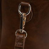 Vintage PU Leather Handbag with Multi Pocket Organizer Insert Handbags & Wallets - Tophatter Daily Deals