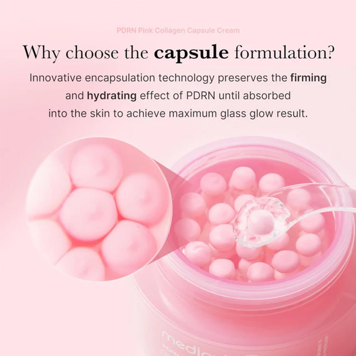 Medicube PDRN Pink Collagen Capsule Cream 55ml Jar - Tophatter Daily Deals