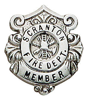 M603 - Custom Engraved Badge - Tophatter's Weapons'N'Deals Firefighter - Tophatter Daily Deals