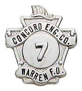 M604 - Custom Engraved Badge - Tophatter's Weapons'N'Deals Firefighter - Tophatter Daily Deals