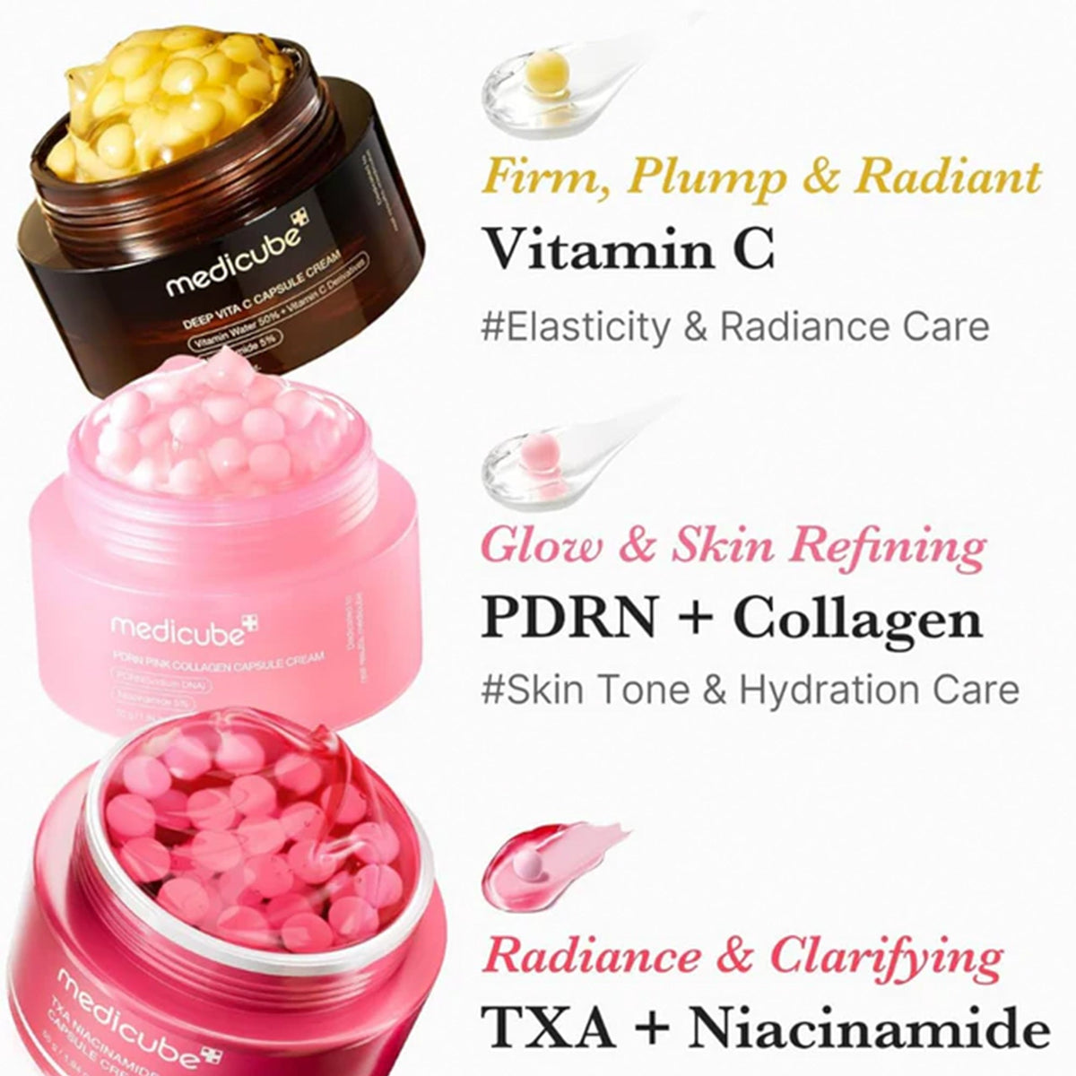 Medicube PDRN Pink Collagen Capsule Cream 55ml Jar - Tophatter Daily Deals