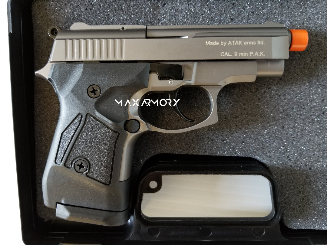 Zoraki 914 Fume - Full Auto - Front Firing 9mm Blank Gun - Tophatter's Weapons'N'Deals Blank Firing Replica Guns - Tophatter Daily Deals