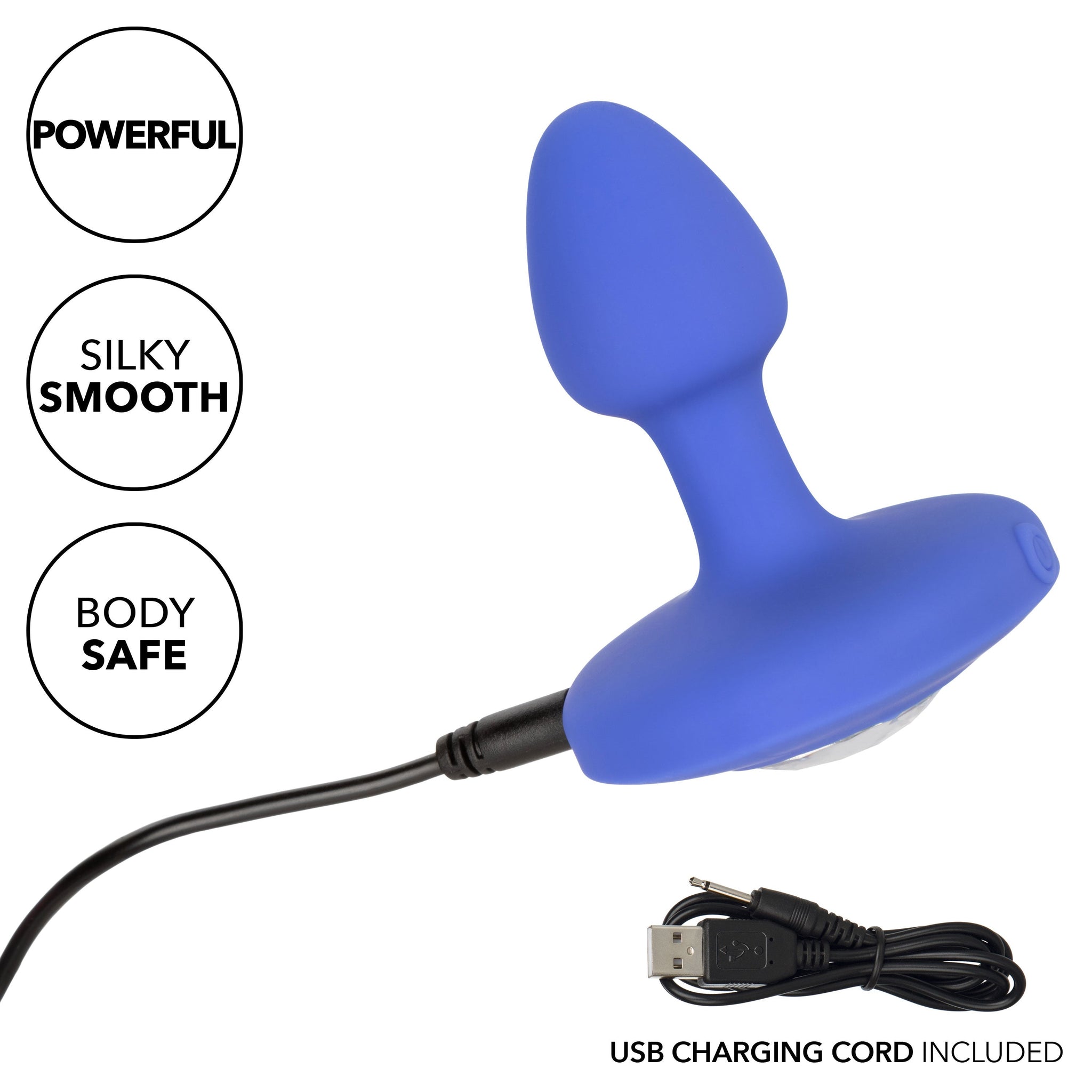 Cheeky Gems Small Rechargeable Vibrating Probe – Flexible Silicone Vibrator > Anal Range > Vibrating Butt Plugs - Tophatter Daily Deals