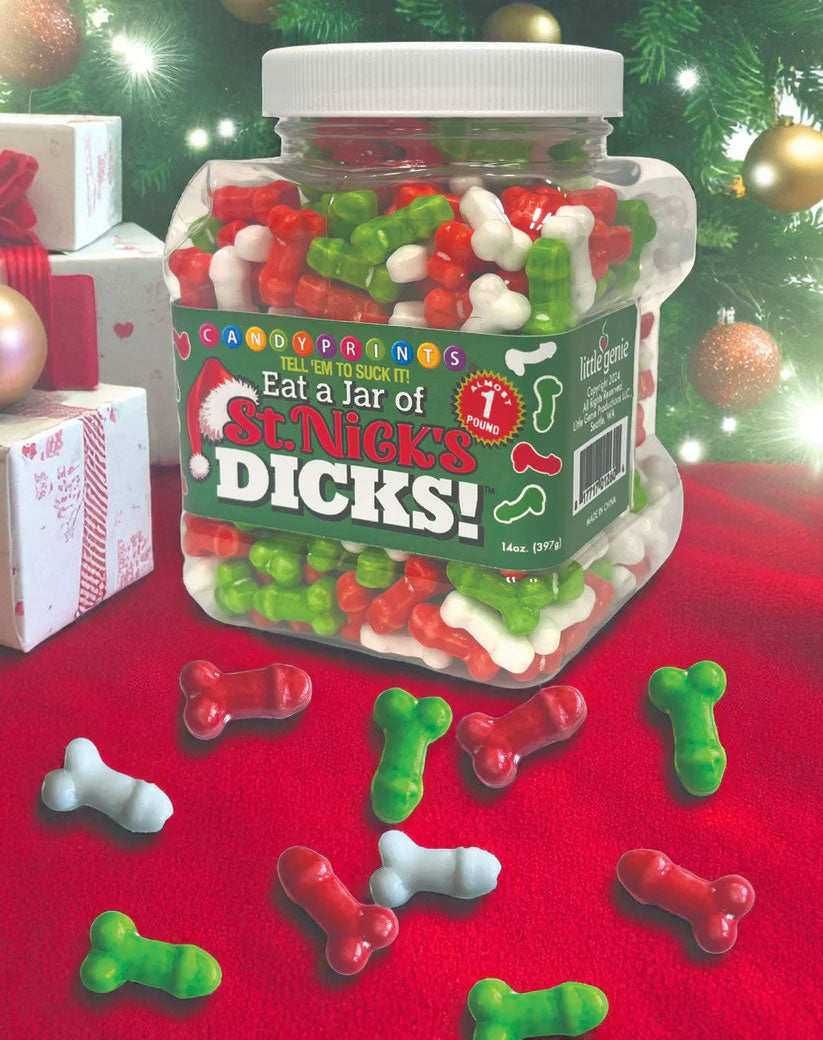 Eat a Jar of St. Nicks Dicks – Novelty Edible Candy Jar > Novelties > Candy & Edible Items - Tophatter Daily Deals
