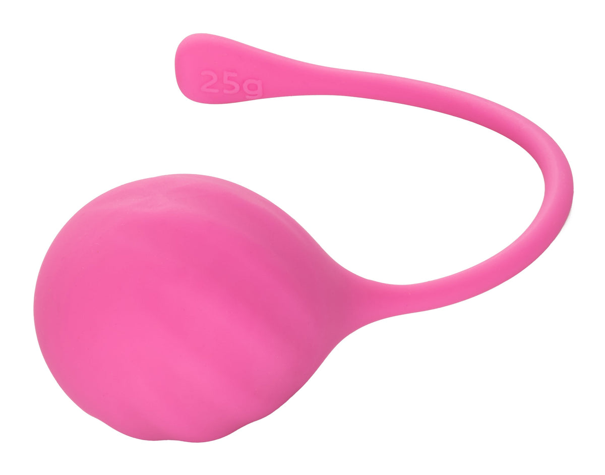 Cal Exotics Kegel Training 2-Piece Set Pink Silicone Weights 25g and 45g for Pelvic Floor Strengthening > Sex Toys For Ladies > Kegel Exercise - Tophatter Daily Deals