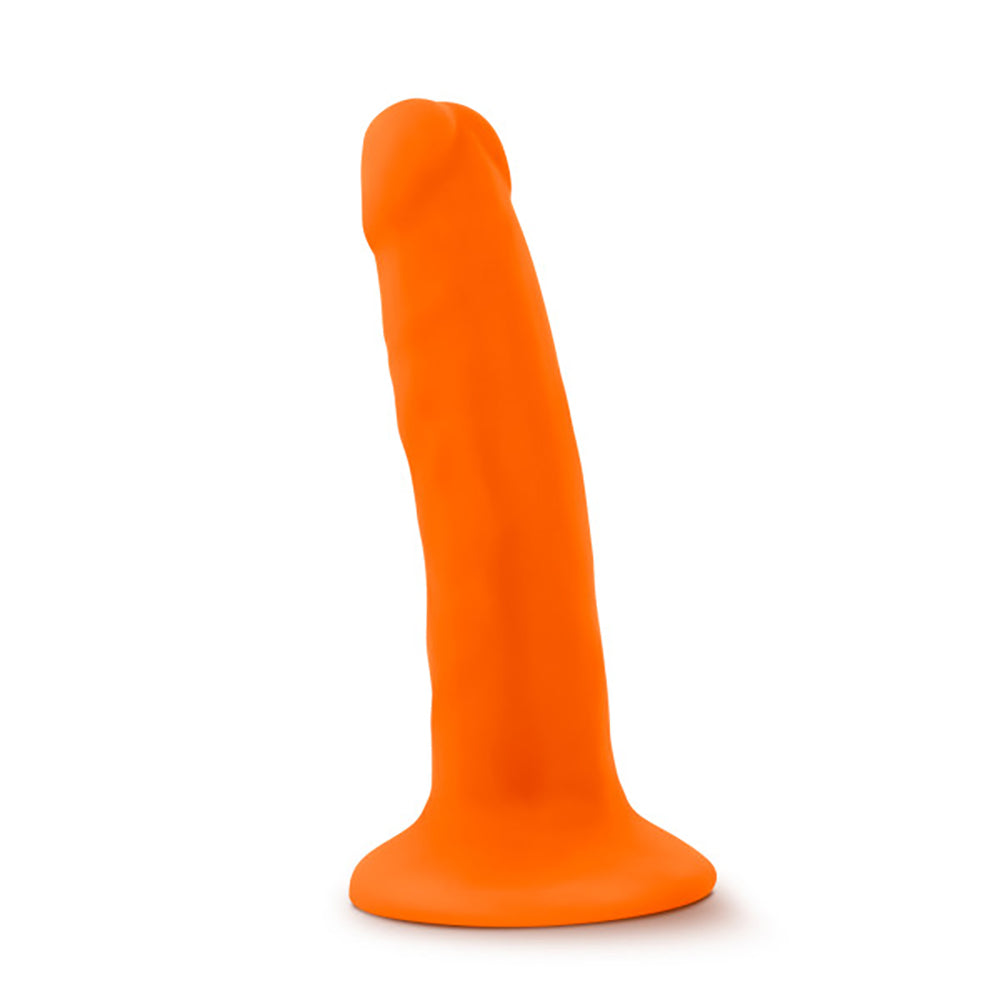 Neo Dual Density Cock 6 Inch Neon Orange Vibrator > Dildos > Realistic Dildos - Tophatter Daily Deals