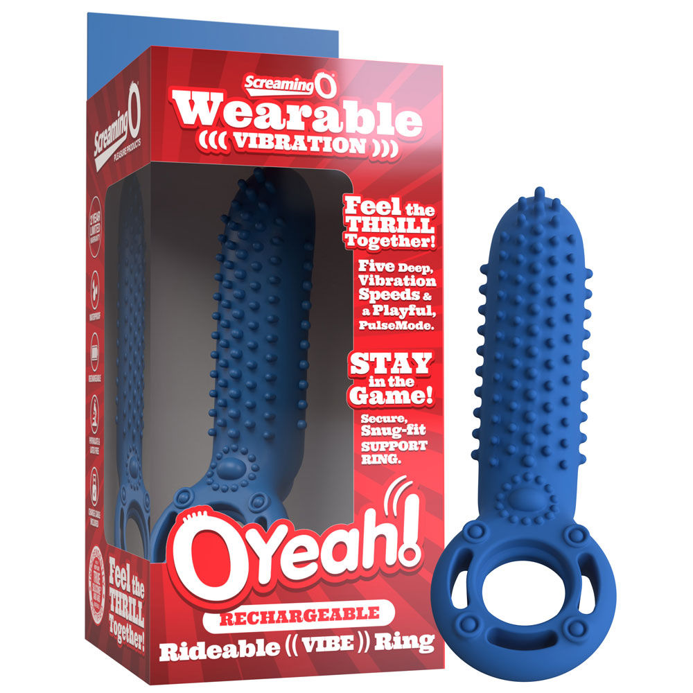 Oyeah Rechargeable Silicone Rideable Vibe Ring – Premium Silicone Vibrating Ring > Cock Ring > Vibrating - Tophatter Daily Deals