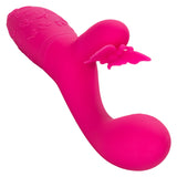 Butterfly Kiss Flutter Vibrator in Pink with 10 Vibration Functions and Dual Motors > Vibrators > Ladies > Rabbit - Tophatter Daily Deals