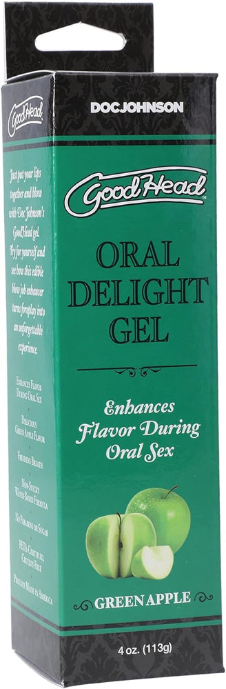 Good Head Oral Delight (Green Apple) – Oral Sex Enhancer Gel 4 oz > Lube > Oral Gels & Sprays - Tophatter Daily Deals