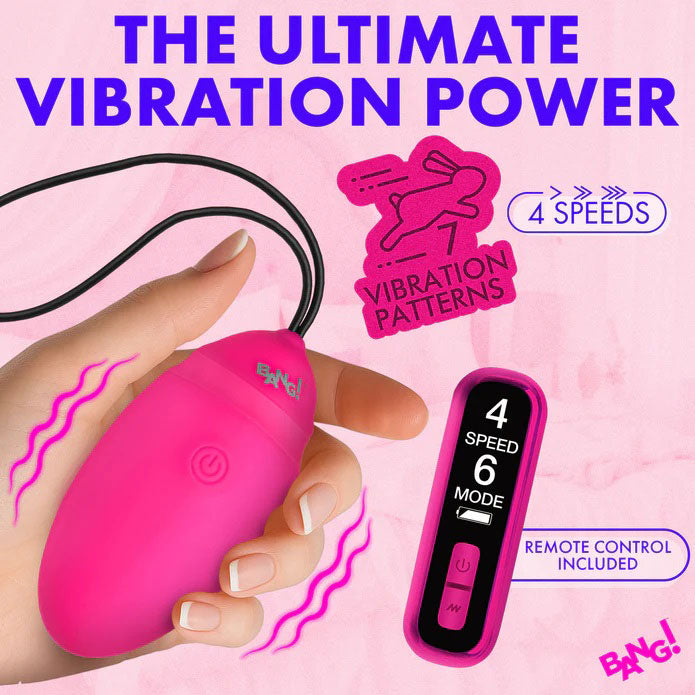 Vibrating Silicone Egg (Pink) – Remote-Controlled 2.8 Inch Vibrator > Sex Toys For Ladies > Vibrating Eggs - Tophatter Daily Deals