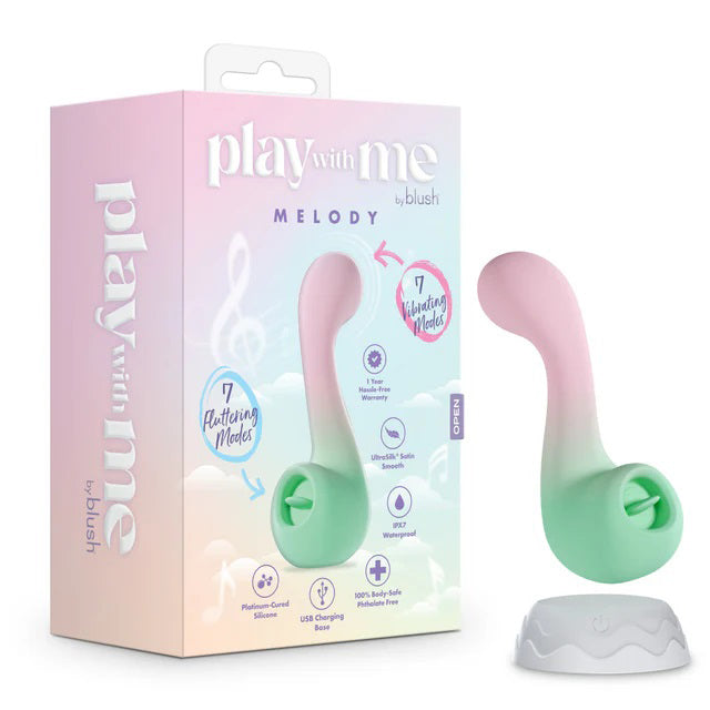 Melody Dual-Ended Vibrator for Clitoral and Tongue Stimulation > Sex Toys For Ladies > Clitoral Vibrators and Stimulators - Tophatter Daily Deals