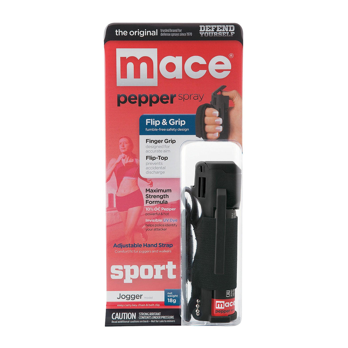 Mace Jogger Pepper Spray 18gm, Aerosol Self Defense - Tophatter Daily Deals