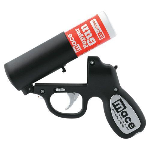 Mace Pepper Gun with Strobe LED Self Defense - Tophatter Daily Deals